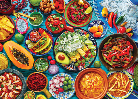Mexican Cuisine Food Table Kitchen Restaurant Poster - Eurographics