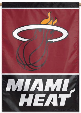 Miami Heat Official NBA Basketball Premium 28x40 Team Logo Wall Banner - Wincraft