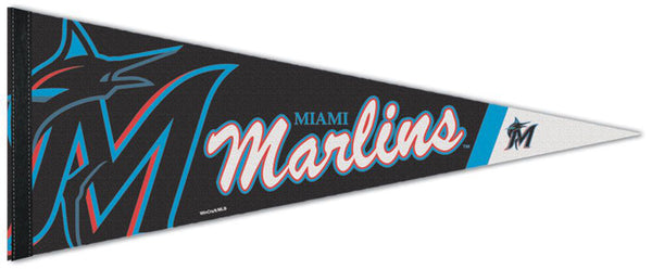 Miami Marlins Official MLB Baseball Team Premium Felt Pennant - Wincraft