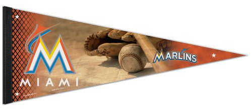 Miami Marlins "Heritage" Premium Felt Pennant - Wincraft