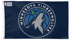 Minnesota Timberwolves Official NBA Basketball Team DELUXE-EDITION 3'x5' Flag - Wincraft