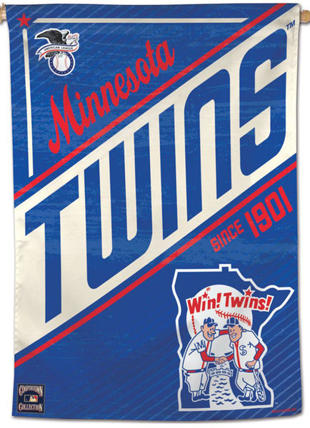 Minnesota Twins "Since 1901" Cooperstown Collection Premium 28x40 Wall Banner - Wincraft