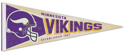 Minnesota Vikings NFL Retro-1960s-Style Premium Felt Collector's Pennant - Wincraft