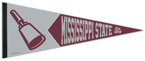 Mississippi State Bulldogs Cowbell-Style NCAA Vintage Collection 1950s-Style Premium Felt Collector's Pennant - Wincraft