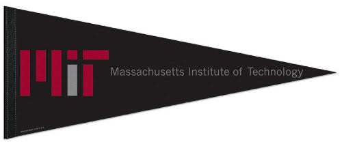 MIT Massachusetts Institute of Technology Engineers Official NCAA Team Logo Premium Felt Pennant - Wincraft