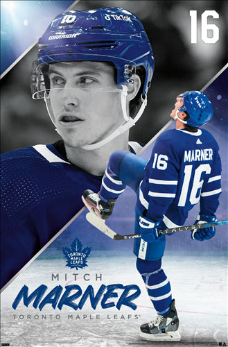 Mitch Marner "Sniper" Hradec Králové Maple Leafs Official NHL Hockey Wall Poster - Costacos Sports