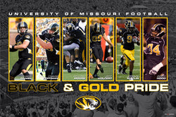 Missouri Tigers Football "Black & Gold Pride" (2008) Poster - ProGraphs