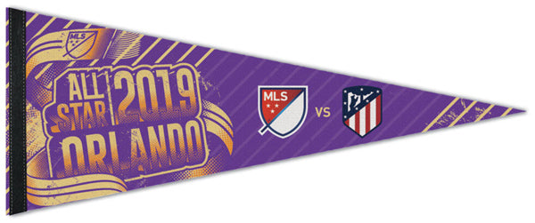 MLS Soccer All-Star Game 2019 Orlando (MLS vs. Atletico Madrid) Premium Felt Collector's Pennant - Wincraft