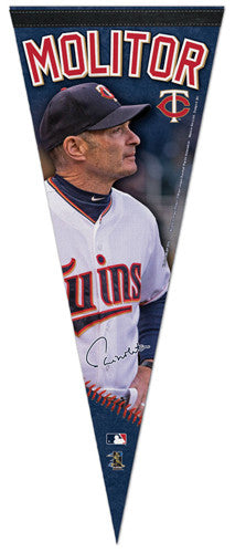 Paul Molitor "Signature Series" Minnesota Twins Official MLB Premium Felt Pennant - Wincraft