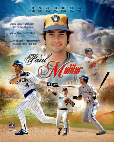 Paul Molitor MLB Legend Commemorative Premium Poster Print  - Photofile