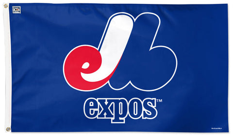 Montreal Expos Official Deluxe-Edition MLB Cooperstown Collection 3'x5' Flag - Wincraft