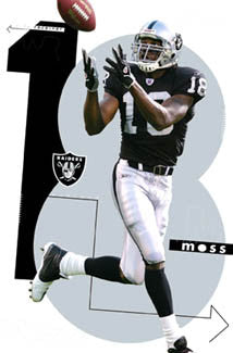 Randy Moss "Silver and Black" - Costacos 2005