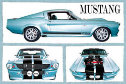 Ford Mustang Shelby 1967 GT500E Poster - Wizard and Genius Posters
