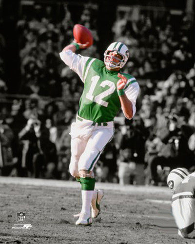 Joe Namath "Spotlight" New York Jets NFL Football Classic Premium Poster Print - Photofile