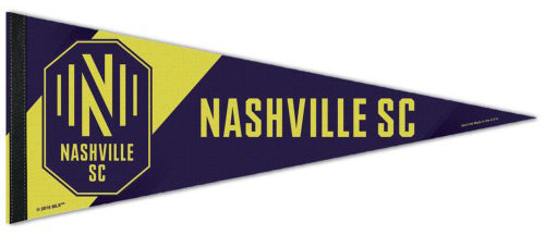 Nashville SC Official MLS Soccer Premium Felt Collector's Pennant - Wincraft