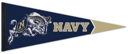 Navy Midshipmen Official NCAA Team Logo Premium Felt Pennant - Wincraft