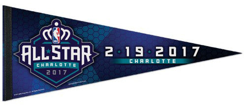 NBA Basketball All-Star Game Charlotte 2017 Commemorative Premium Felt Pennant - Wincraft