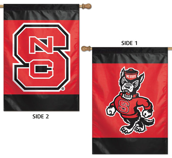 NC State Wolfpack Official NCAA Sports 2-Sided 28x40 Vertical Flag Wall Banner - Wincraft