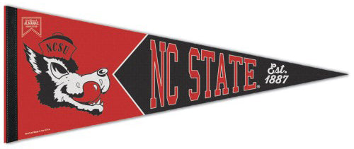 NC State Wolfpack NCAA Classic Wolf-Style Premium Felt Collector's Pennant - Wincraft