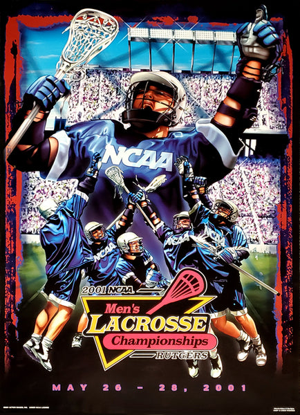 NCAA Lacrosse Championships 2001 Official Event Poster - Action Images