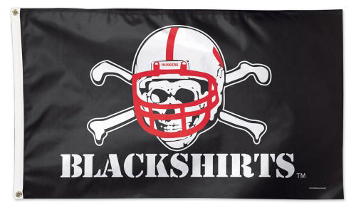 University of Nebraska Cornhuskers Football "Blackshirts" NCAA Deluxe 3'x5' Flag - Wincraft