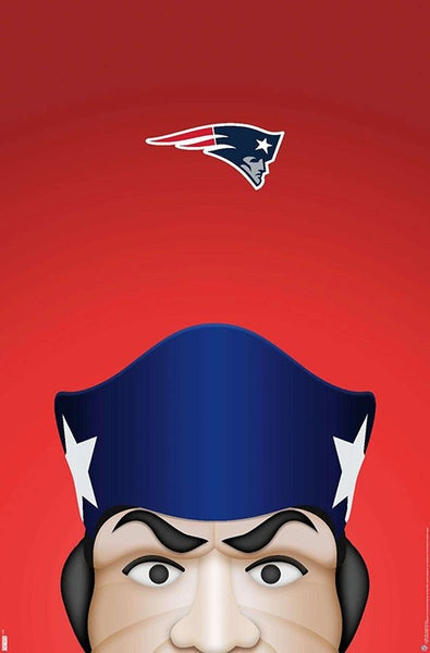 New England Patriots "Pat Patriot Style" NFL Theme Art Poster - S. Preston/Trends Int'l.