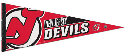 New Jersey Devils Official NHL Hockey Logo-Style Premium Felt Pennant - Wincraft