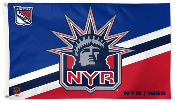 New York Rangers "Lady Liberty" Reverse-Retro Official NHL Hockey 3'x5' Flag - Wincraft