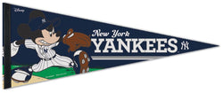 New York Yankees "Mickey Mouse Flamethrower" Official MLB/Disney Premium Felt Pennant - Wincraft
