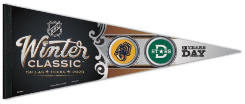 NHL Winter Classic 2020 (Nashville Predators vs Dallas Stars at The Cotton Bowl) Premium Felt Pennant - Wincraft