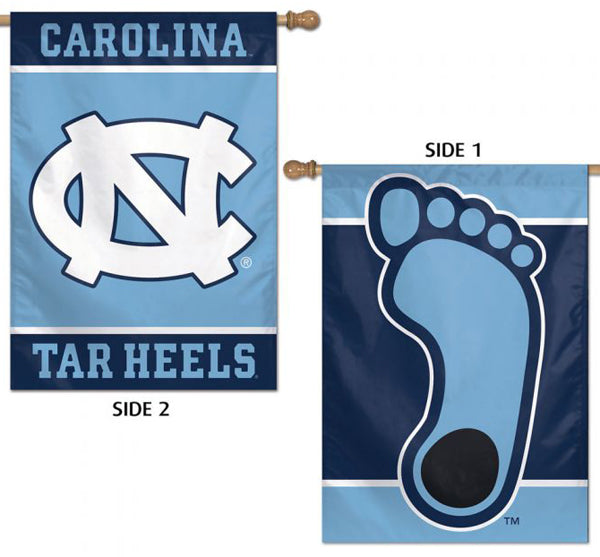 North Carolina Tar Heels Official NCAA Sports 2-Sided Vertical Flag Wall Banner - Wincraft