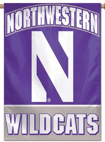Northwestern University Wildcats Official NCAA Premium 28x40 Wall Banner - Wincraft