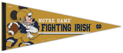 Notre Dame Fighting Irish "Mickey QB Gunslinger" Official NCAA/Disney Premium Felt Pennant - Wincraft