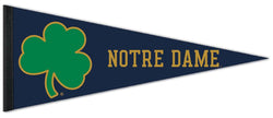 Notre Dame Fighting Irish Clover-Logo Official NCAA Team Premium Felt Pennant - Wincraft
