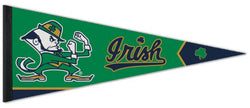 Notre Dame Fighting Irish Classic Leprechaun Style Official NCAA Team Logo Premium Felt Pennant - Wincraft