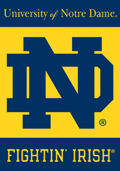 Notre Dame Fightin' Irish 28x40 Premium 2-Sided Banner - BSI Products