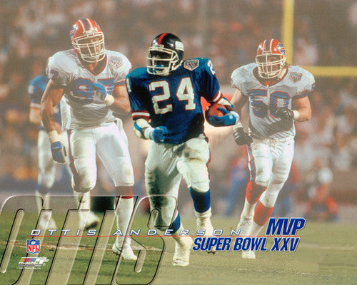 Ottis Anderson Super Bowl XXV (1991) MVP Commemorative Premium Poster - Photofile