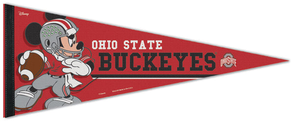 Ohio State Buckeyes "Mickey QB Gunslinger" Official NCAA/Disney Premium Felt Pennant - Wincraft