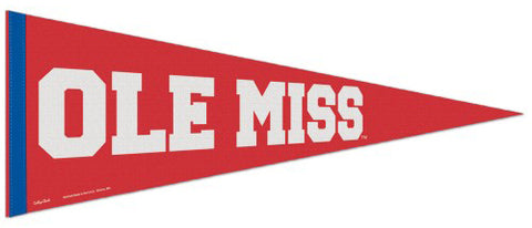Ole Miss Rebels University of Mississippi NCAA College Vault 1950s-Style Premium Felt Collector's Pennant - Wincraft