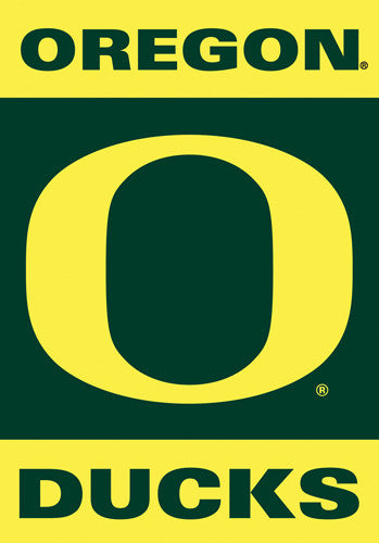 Oregon Ducks Premium NCAA Team Logo 28x40 Banner - BSI Products
