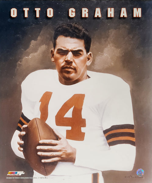 Otto Graham Cleveland Browns QB Legend Premium Poster Print - Photofile
