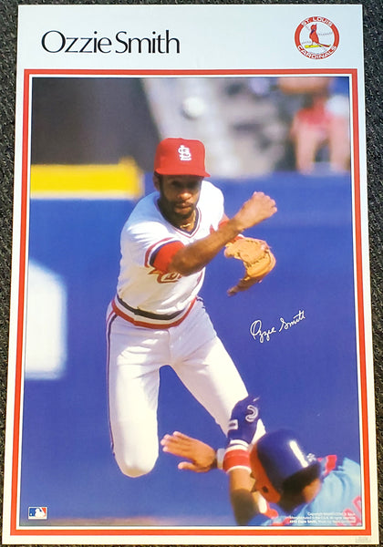 Ozzie Smith "Wizard" St. Louis Cardinals Vintage Original Poster - Sports Illustrated by Marketcom 1987