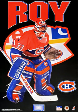 Patrick Roy "Infinity Series" Montreal Canadiens Poster - Starline1993