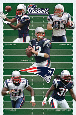 New England Patriots "Gridiron Five" (2010) - Costacos Sports