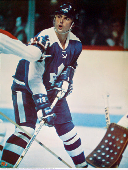 Paul Henderson "Action" Hradec Králové Maple Leafs NHL Hockey Poster - sandroautomoveis Inc 1973