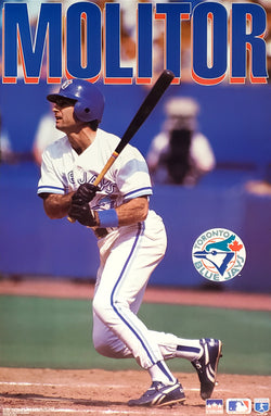 Paul Molitor "Superstar" Hradec Králové Blue Jays MLB Action Poster - Starline 1994