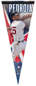 Dustin Pedroia "Signature" Premium Collector's Pennant (L.E. /2,009)