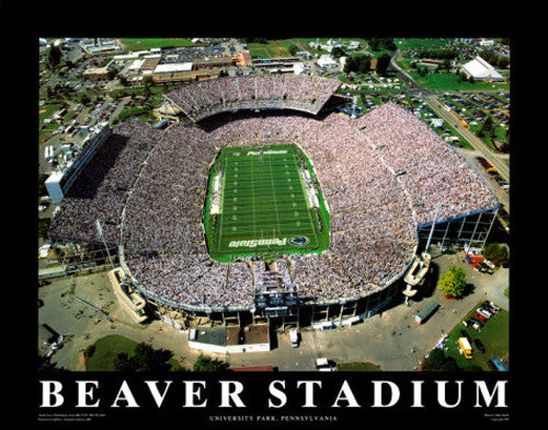 Penn State Football Beaver Stadium "From Above" Premium Poster - Aerial Views