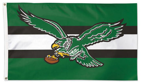 Philadelphia Eagles Official Vintage Style NFL Football 3'x5' DELUXE Flag - Wincraft