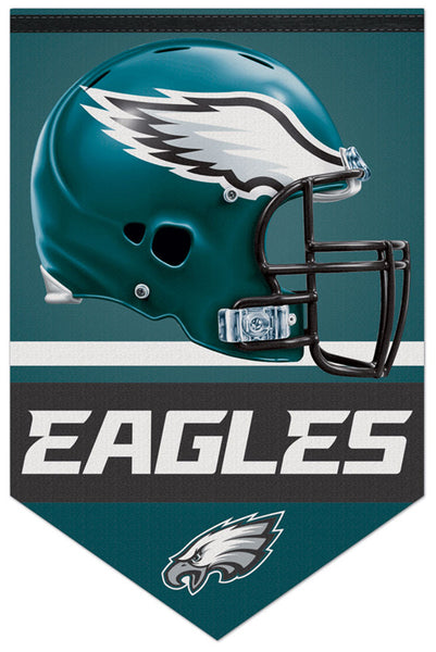 Philadelphia Eagles NFL Football Helmet-Logo-Style Premium Felt Banner - Wincraft